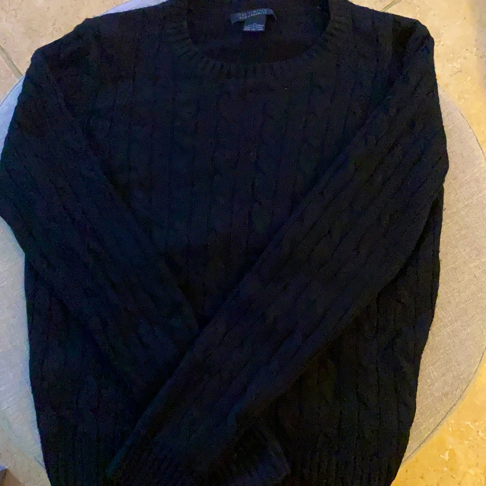 The Limited. Black Cashmere Sweater.